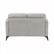 Lexicon Tellot Microfiber Love Seat in Tan