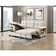 Lexicon Robinson Boucle Sectional with Reversible Chaise & Pull-out Bed in Beige