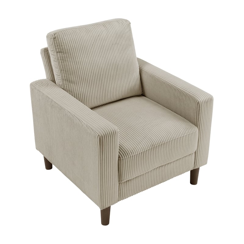 Lexicon Crandall Corduroy Chair in Taupe
