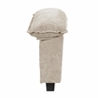 Lexicon Dublin Chenille 2 Arms with Adjustable Pillow Top in Taupe