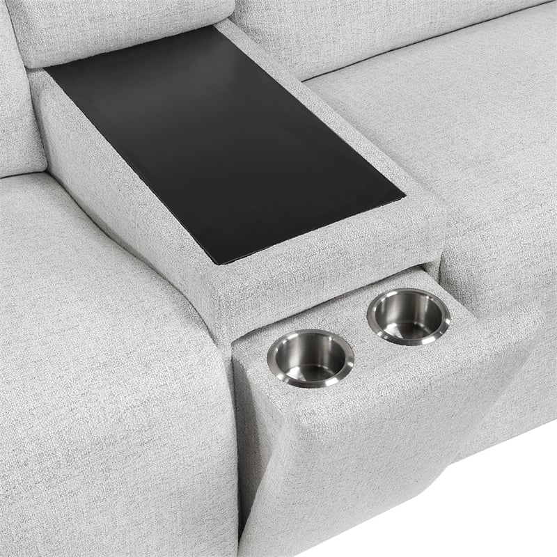 Lexicon McPherson Chenille (3/3) Console in Cloud