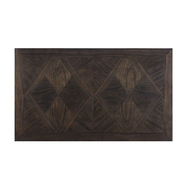 Lexicon Lakeside Rubber Wood Lift Top Cocktail Table in Brown