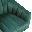 Lexicon Lonita Velvet Swivel Chair in Dark Green