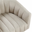 Lexicon Lonita Velvet Swivel Chair in Taupe