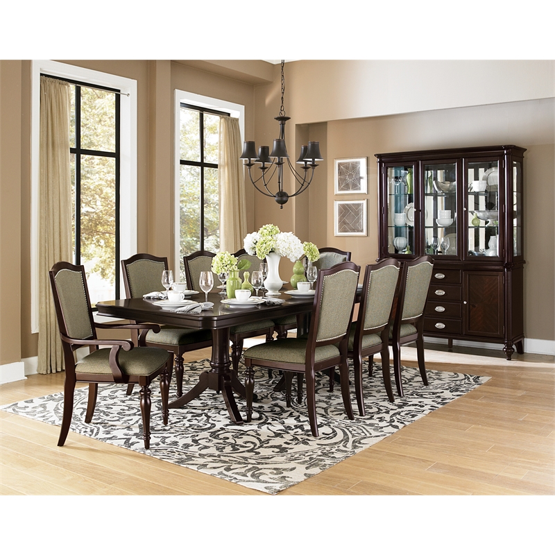 Lexicon Marston Fabric Dining Arm Chair in Natural