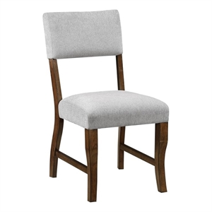 Lexicon Aiden Chenille Side Chair in Gray