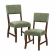 Lexicon Aiden Chenille Side Chair in Olive