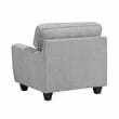 Lexicon Bennett Chenille 3pc Set-Sofa & Loveseat & Chair in Gray