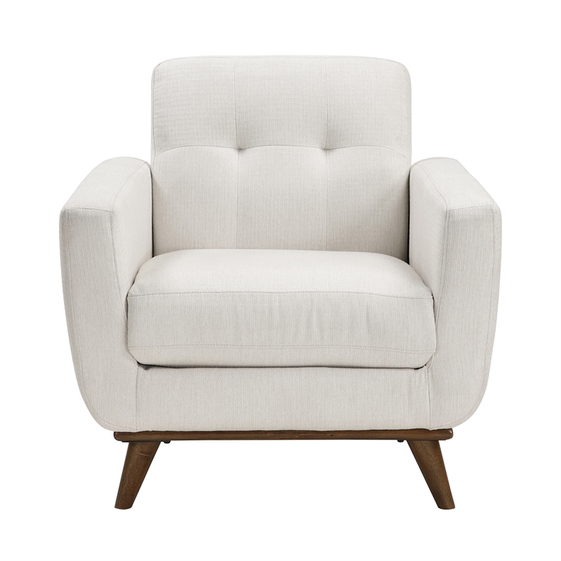 Lexicon Martina Textured 3pc Set-Sofa & Loveseat & Chair in Beige