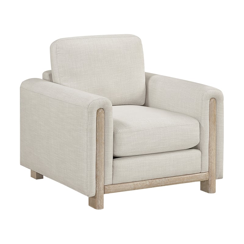 Lexicon Echo Textured 3pc Set-Sofa & Loveseat & Chair in Beige