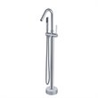 CRO Decor Freestanding Brass Faucet in Chrome