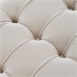 CRO Decor Upholstered Flip Top Storage Bench with Button Tufted Top-Beige