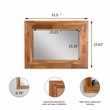 CRO Decor Accent Mirror Wall Mounted Mirror