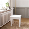 CRO Decor 18'' Tall Vanity Stool-White