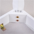 CRO Decor 18'' Tall Vanity Stool-White