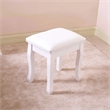 CRO Decor 18'' Tall Vanity Stool-White