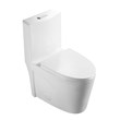 CRO Decor One-Piece Toilet Ceramic (White)