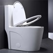 CRO Decor One-Piece Toilet Ceramic (White)