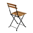 CRO Decor Solid Teak Wood Bistro Set Folding Table and Chair Set With Waterproof