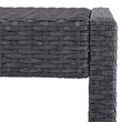 CRO Decor 5PC Rattan Outdoor Patio Furniture Set Bar Dining Table Set Cushion