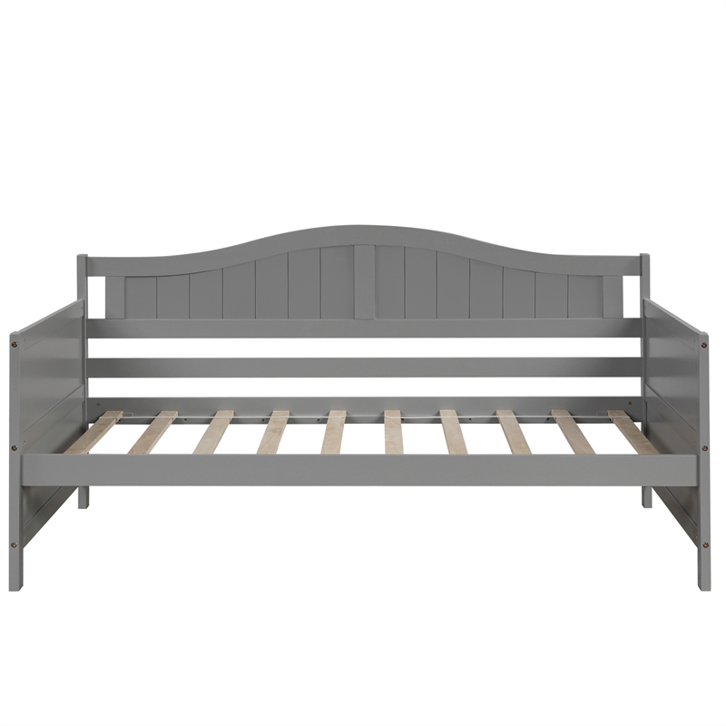 CRO Decor Twin Wooden Daybed with 2 drawers Sofa Bed (Gray)