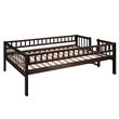 CRO Decor Full-Over-Full-Over-Full Triple Bed with Built-in Ladder and Slide