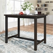 CRO Decor 4 Piece Wooden Counter Height Dining Table Set with Upholstered Bench