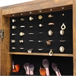 CRO Decor Jewelry Storage Mirror Cabinet With LED Lights Can Be Hung On