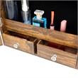 CRO Decor Jewelry Storage Mirror Cabinet With LED Lights Can Be Hung On