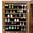 CRO Decor Jewelry Storage Mirror Cabinet With LED Lights Can Be Hung On