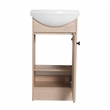 CRO Decor Freestanding 18 Inch Bathroom Vanity (KD-PACKING)-G-BVB02218PLO