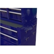 CRO Decor High Capacity Tool Chest with Wheels 8 Drawers Tool Storage (Blue)
