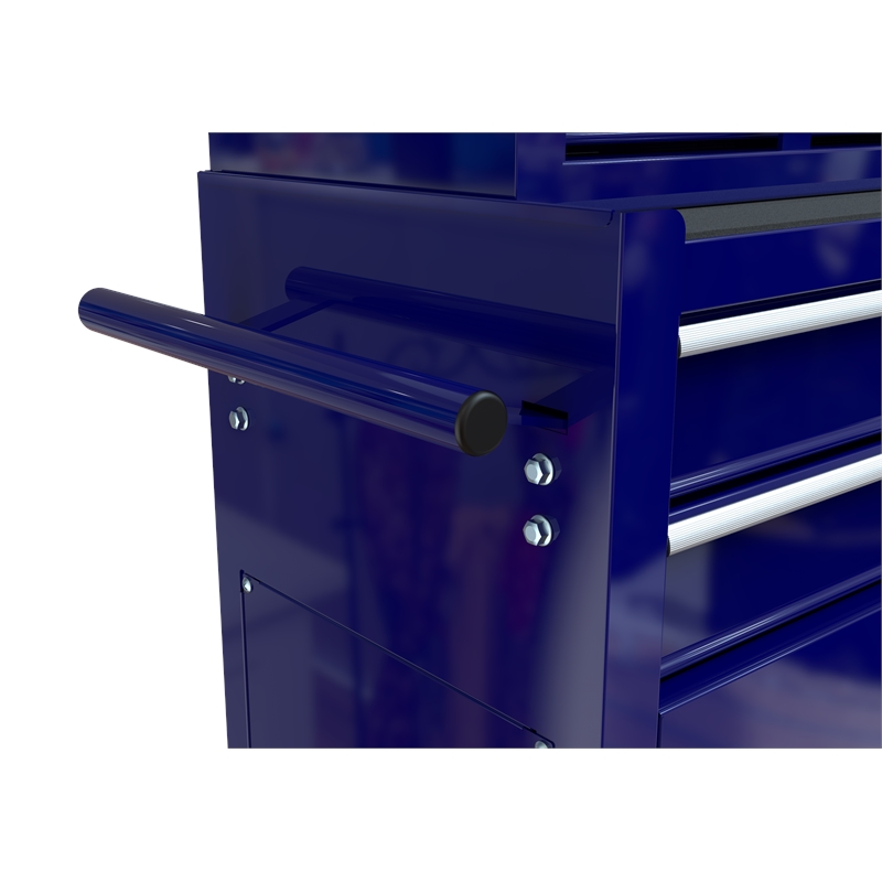 CRO Decor High Capacity Tool Chest with Wheels 8 Drawers Tool Storage (Blue)
