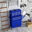 CRO Decor High Capacity Tool Chest with Wheels 8 Drawers Tool Storage (Blue)