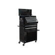 CRO Decor High Capacity Tool Chest with Wheels 8 Drawers Tool Storage (Black)