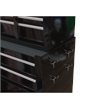 CRO Decor High Capacity Tool Chest with Wheels 8 Drawers Tool Storage (Black)