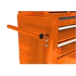 CRO Decor High Capacity Tool Chest with Wheels 8 Drawers Tool Storage (Orange)
