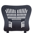 CRO Decor Fabric Swivel Home Office Task Chair with Adjustable Height in Red