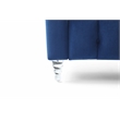 CRO Decor Modern Blue 2 Seater Velvet Sofa