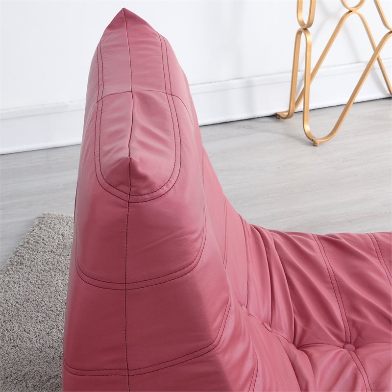 CRO Decor Full Foam Filled Sofa Chair (Red)