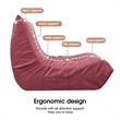 CRO Decor Full Foam Filled Sofa Chair (Red)