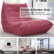 CRO Decor Full Foam Filled Sofa Chair (Red)