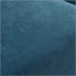 CRO Decor Velvet Adjustable Headrest Double Sofa (Light Blue)
