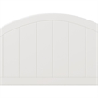 CRO Decor Traditional Style Solid Wood Queen Bed White