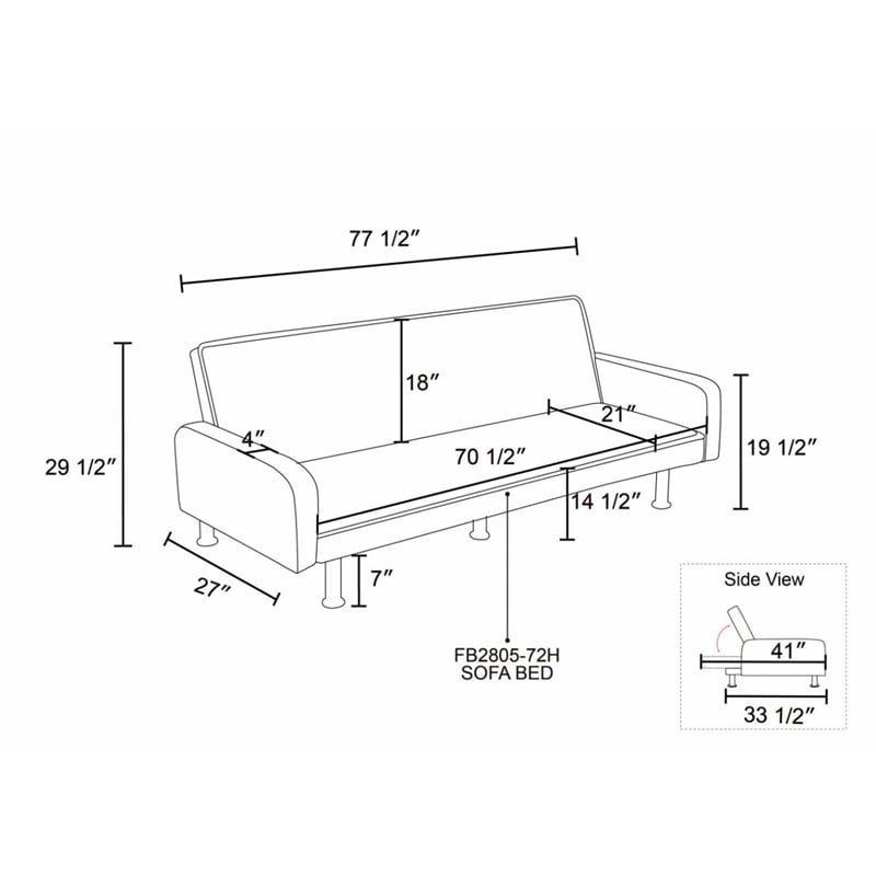 CRO Decor Grey Flange Living Room with Adjustable Sofa from Multiple Angles