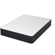 CRO Decor Black and White Mixed Memory Sponge Oversized Mattress in a Box