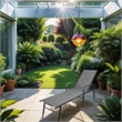 CRO Decor Outdoor Patio Swimming Pool Lounge Gray Color with Pillow