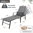 CRO Decor Outdoor Patio Swimming Pool Lounge Gray Color with Pillow
