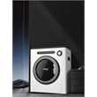 CRO Decor Portable Compact 10 Pound Capacity Laundry Dryer with White