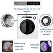 CRO Decor Portable Compact 10 Pound Capacity Laundry Dryer with White